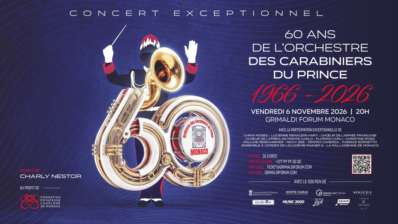60 ANS DE L'ORCHESTRE DES CARABINIERS DU PRINCE EXCEPTIONNAL CONCERT